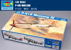 1/32 Trumpeter 02275 US WW II US P-51D Mustang IV Fighter Static Model Aircraft for Collecting TH06898-SMT2