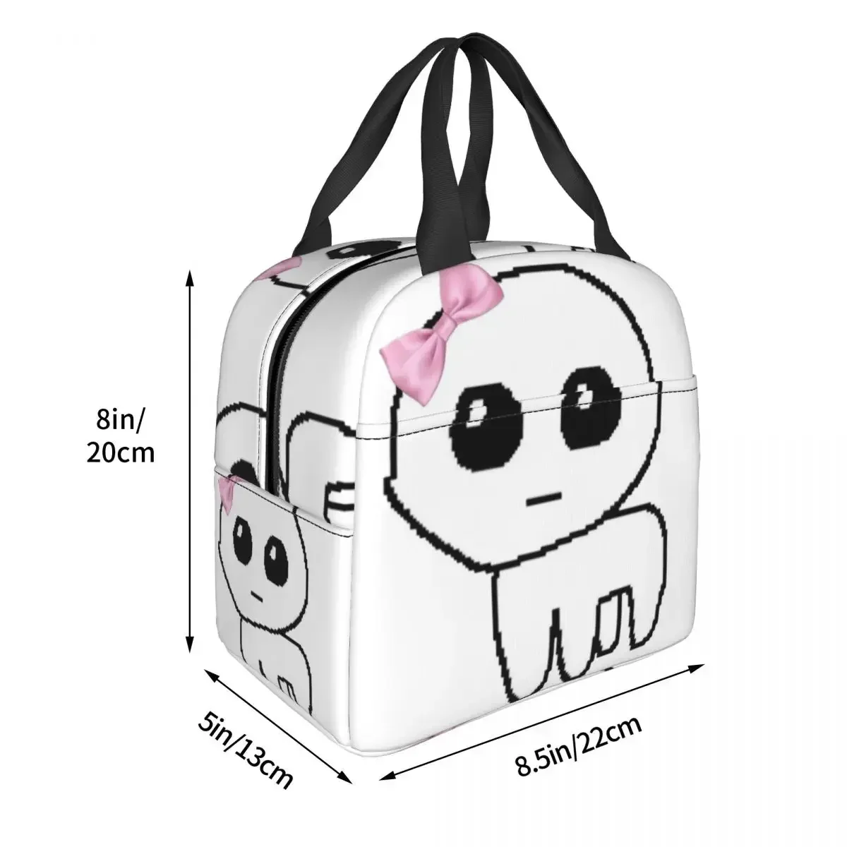 TBH Autism Creature Meme Yippee Insulated Lunch Bag for Women Kids Portable Food Boxes Thermal Lunch Box Tote