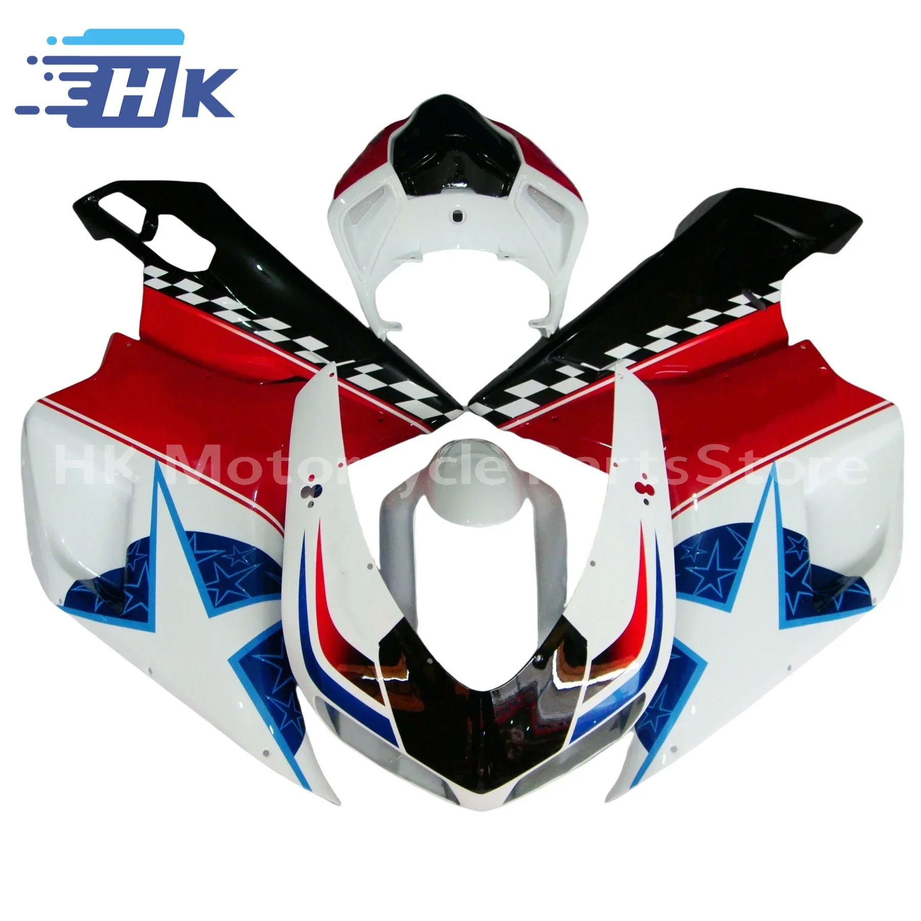 

Комплект обтекателей для мотоциклов Ducati 848 1098 1198 07-11 (инжекторный)