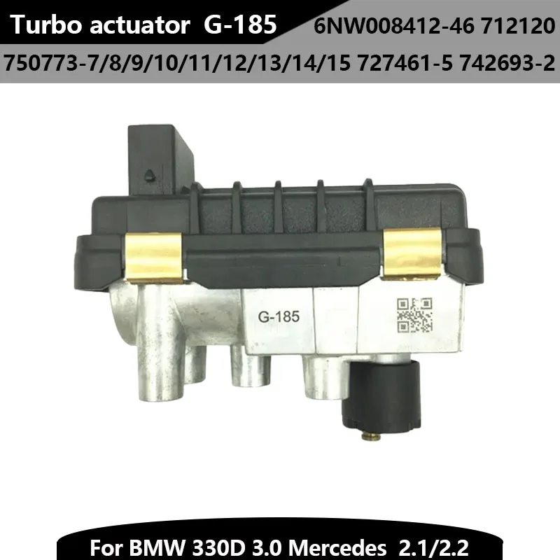 New G-185 Turbo 712120 Seolenoid Valve Actuator Electric Actuator 6NW008412-46 for BMW 330D 3.0 Mercedes C200 C220 E200 E220