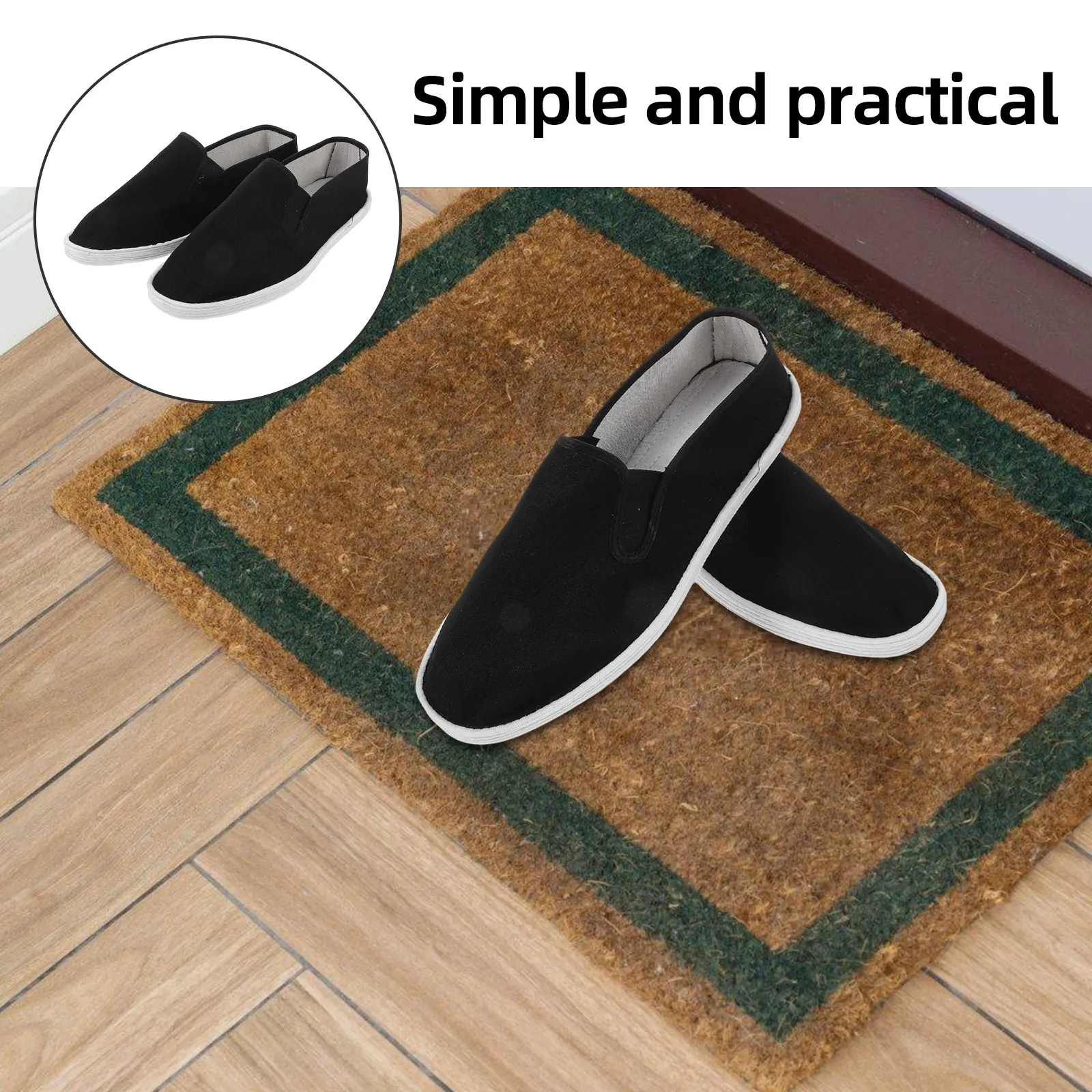 1Set Kung Fu Cloth Shoes Men T - Men'S Training Shoes recension och pris