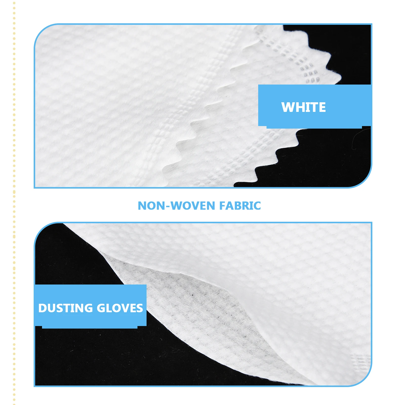 

20 Pcs Disposable Dust Removal and Cleaning Gloves for Cotton Non-woven Fabric Dusting