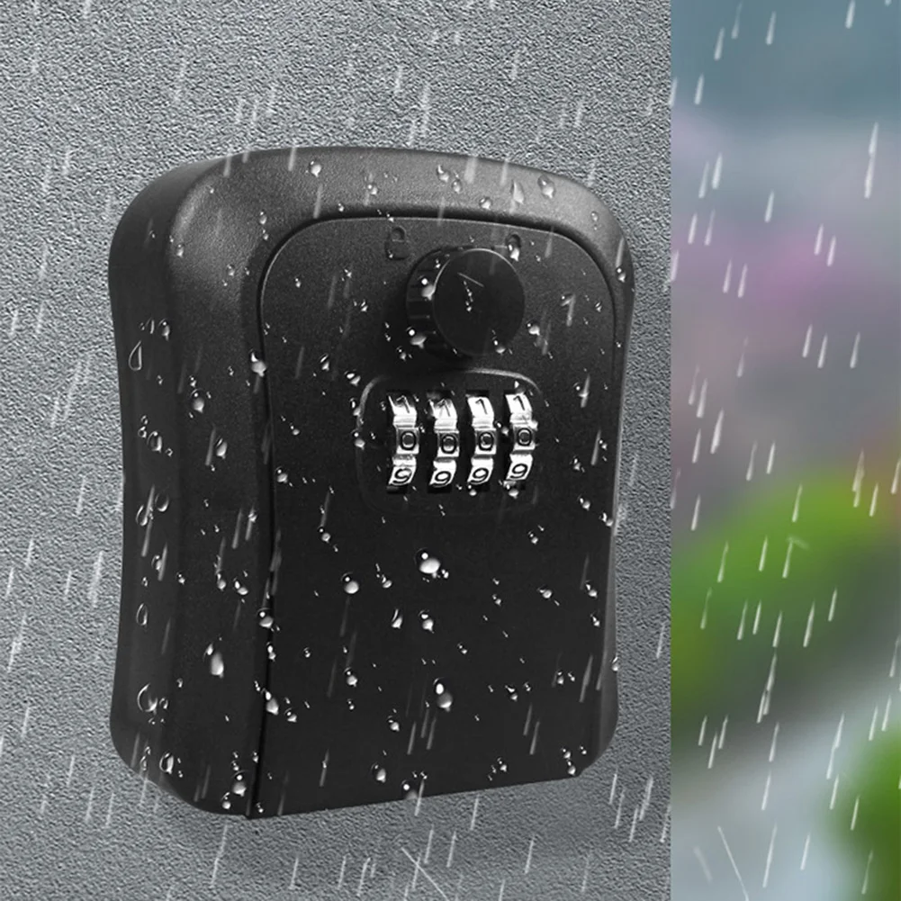 4 أرقام مزيج مفتاح اقفال الصناديق مقاوم للماء مفتاح آمن الأمن تخزين اقفال الصناديق للمنزل مكتب المرآب شقة قطع غيار مفتاح التخزين #1