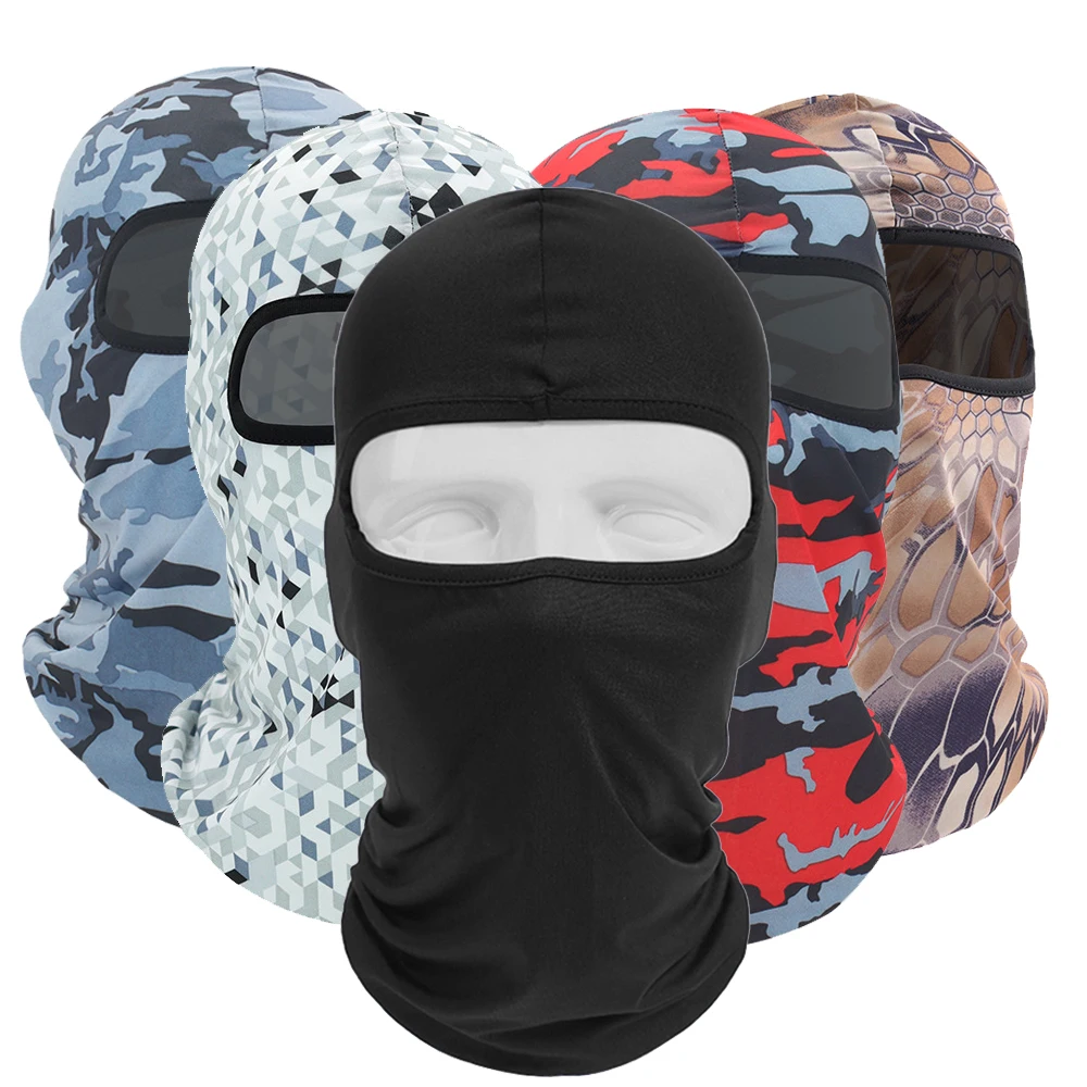 Pasamontañas protector solar para motocicleta, máscara facial de licra, gorro de viento para motociclista, tapón a prueba de viento, equipo de