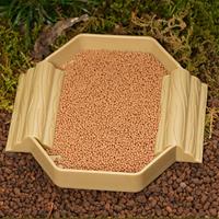 Tortoise Water Dish with BaskingPlatform Mango Reptile Food Dish Turtle Water Bowl Reptile Bathing Pool Amphibians Habitat