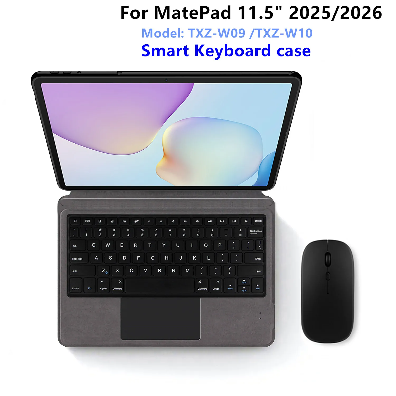 

Клавиатура Magic Keyboard для планшетов HUAWEI MatePad 11.5 дюймов 2025 2026 (модели TXZ-W10, TXZ-W09) с умным трекпадом и подсветкой