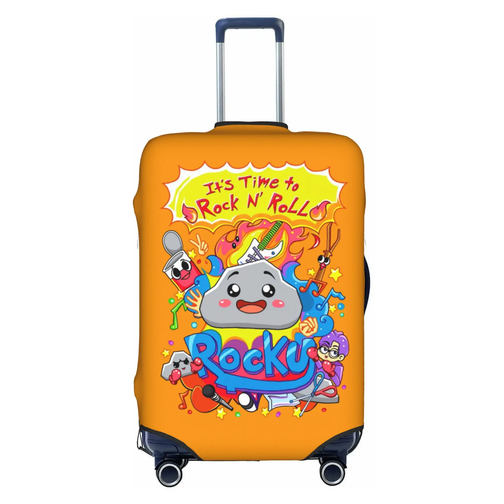 Game Lanky Box Fashion Anime Cartoon Luggage Cover Elastic Travel Suitcase Protective Covers Fits 18-32 Inch