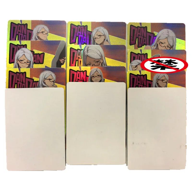 

9pcs/set Sexy Card Anime DAN DA DAN Goddess Seiko Nude Card 18+ ACG Adult Game Toy Gift Color Flash Comic Collection Card