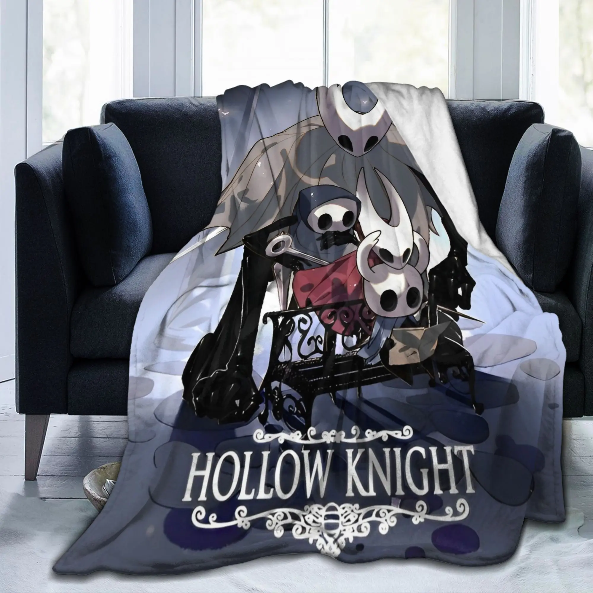 Hollows Knights Fleece Blankets Indie Games Action Adventure Awesome Throw Blankets for  Sofa Bedding Lounge 200x150cm Rug Piece