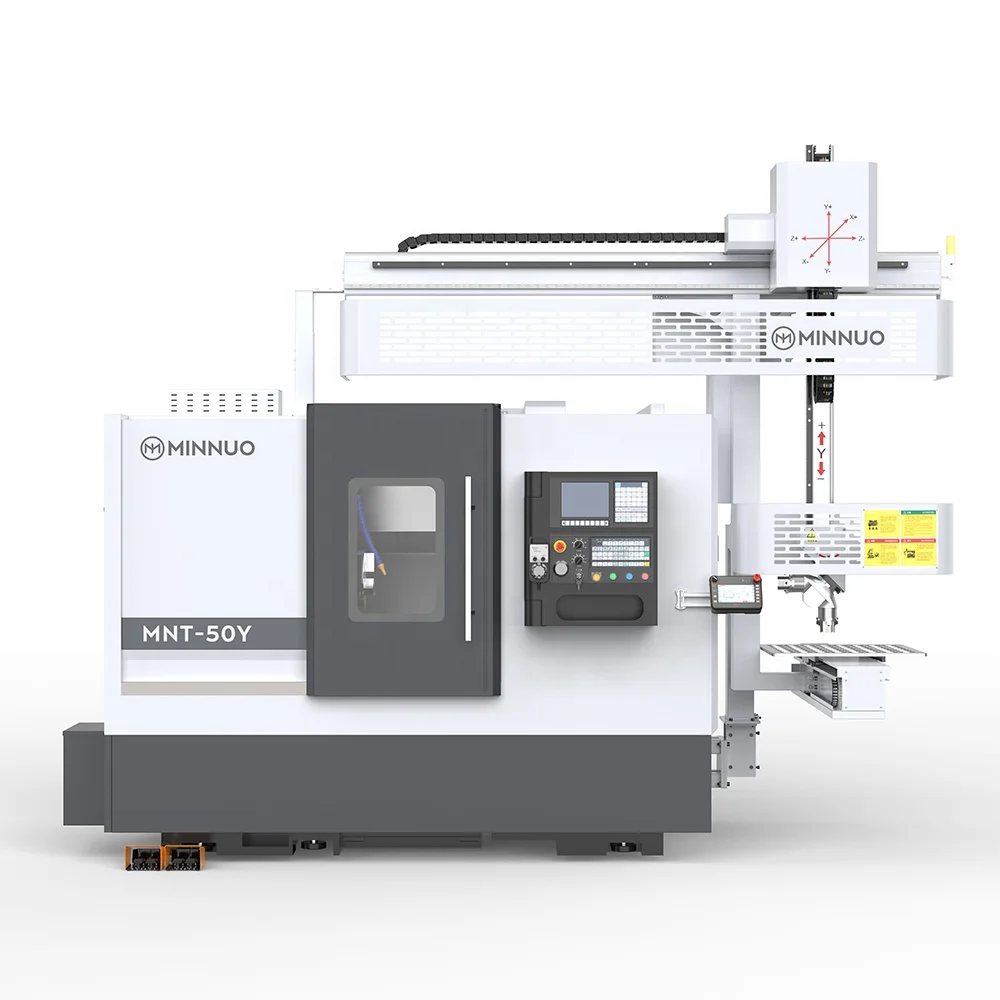 Compact Slant Bed CNC Lathe Machine with Automatic Tool Changer for Precision Metal Turning