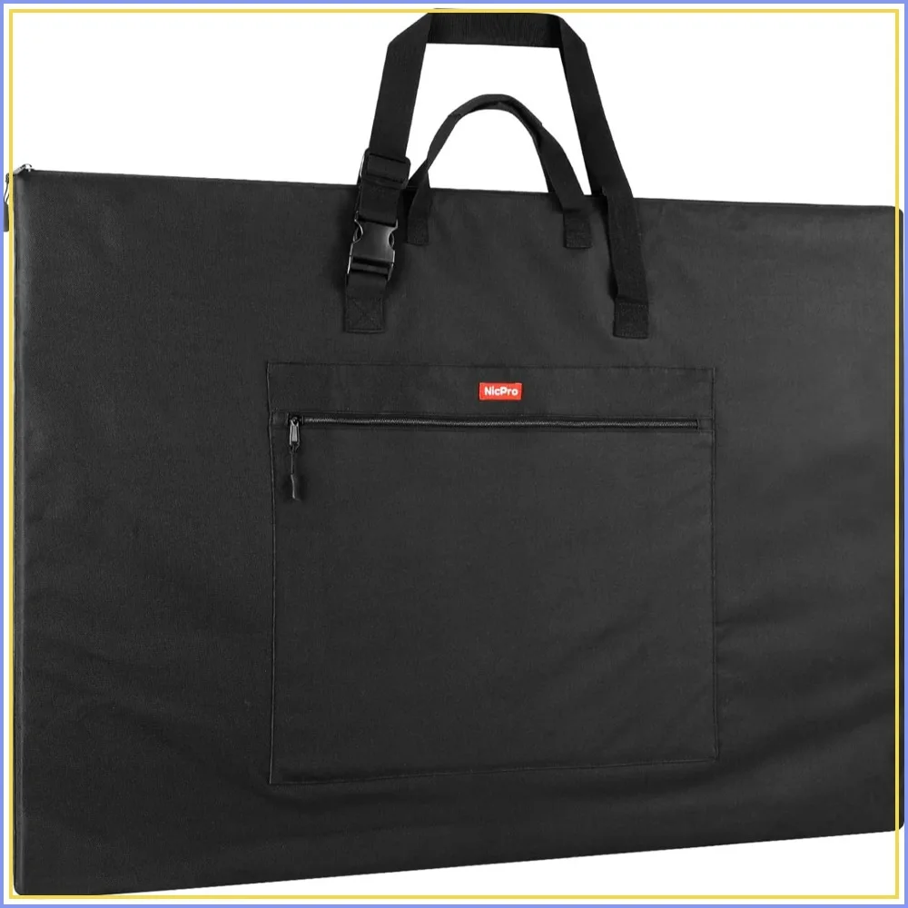 

Lightweight Waterproof Art Portfolio Bag 24x36 Inches, Durable Carrier for Artwork, Posters, Canvas, Photography Storage
