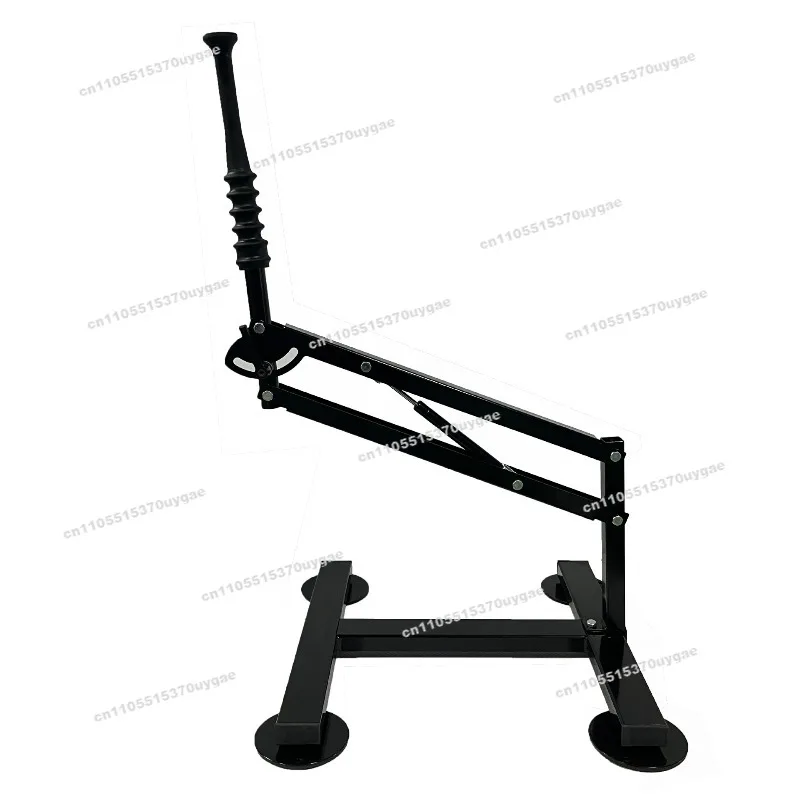 Baseball Softball Hydraulic Adjustment Batting Seat T Seat Thickened Base Non-slip Foot Pad Anti-hitting Rubber Tube