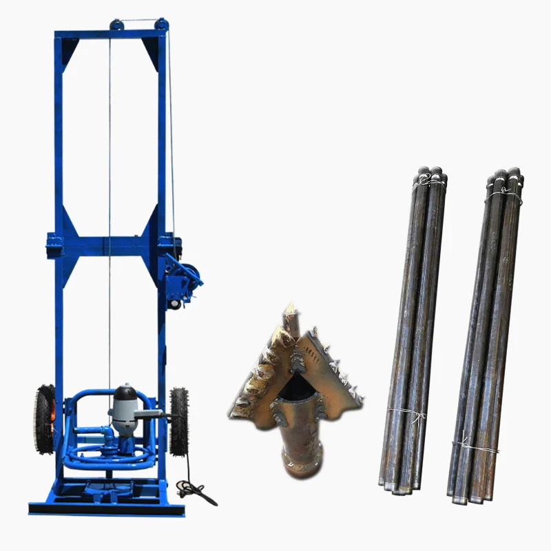 

Household 2000W small well drilling machine agricultural 3 dimensional saw rack drilling equipment 30M/40M/50M