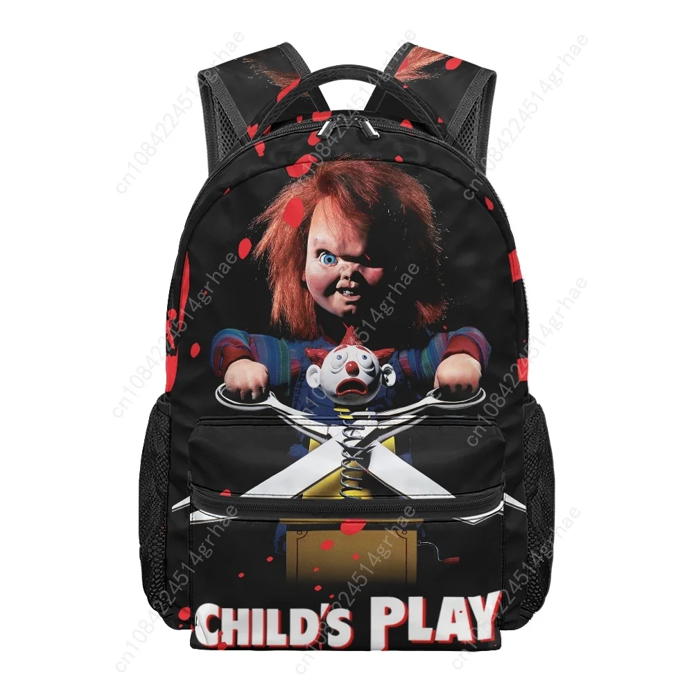 Horror Child's All-over Print Student Backpack Custom Casual Suitable for Travel and Camping Lightweight, and Easy To Clean Play