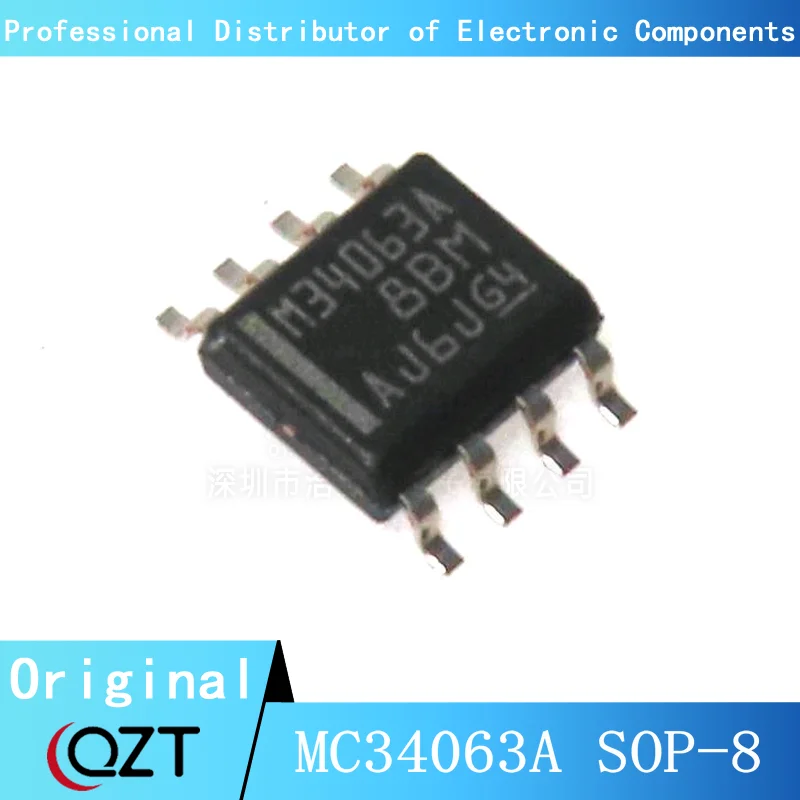 10 pçs/lote MC34063A MC34063ADR2G MC34063 34063 chip de SOP-8 M34063A SOP Novo local