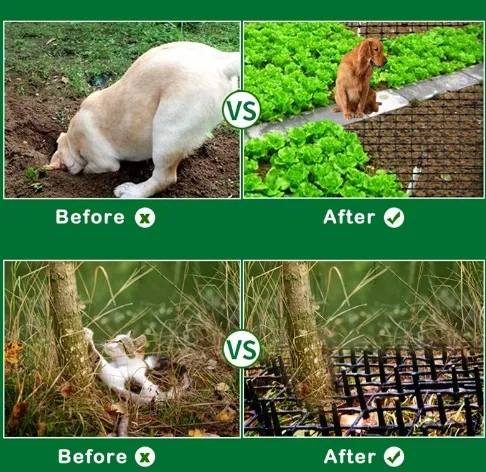 

Enhanced black plastic anti cat thorn pad, nail repellent, gardening anti cat artifact, anti pet scratching and crawling