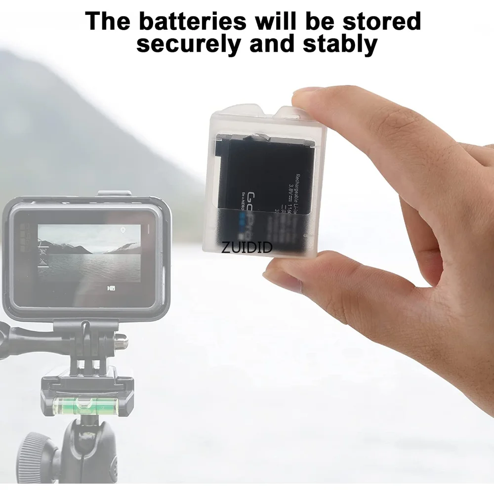 Plastic Protective Storage Battery Box, Acessórios da câmera, GoPro Hero 11, 10, 9, 8, 7, 6, 5 Sessão, Xiaomi Yi, MiJia 4K, Eken, 4 pcs, 6pcs