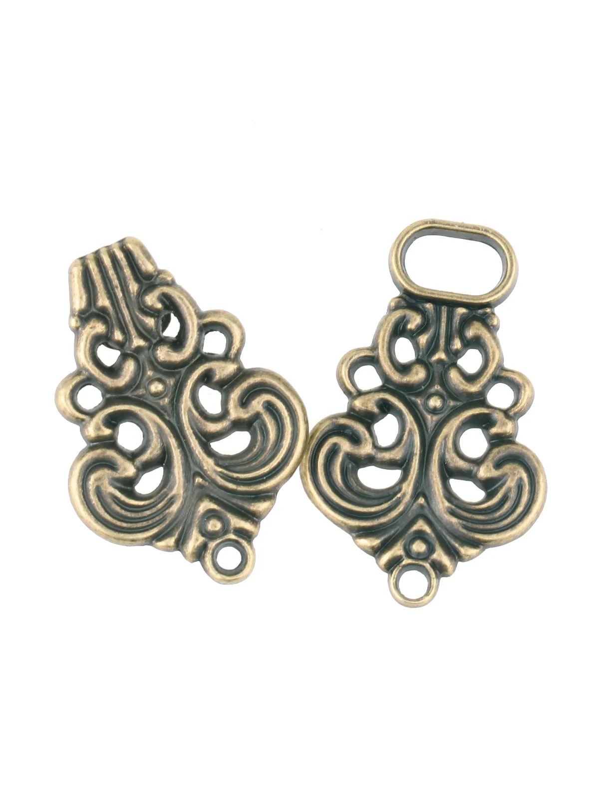 5 paires de boutons décoratifs, attaches à fleurs tourbillonnantes pour Cape ou Cape, crochets à coudre et yeux, Clip pour Cardigan