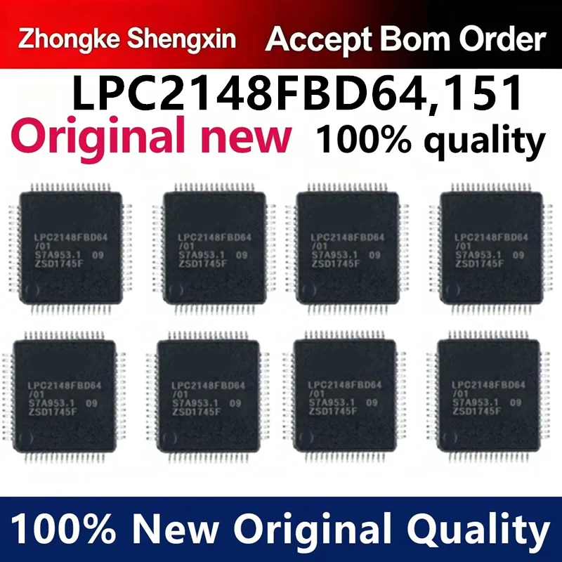 LPC2148FBD64,151  LPC2148FBD  LPC2148  LPC2148FBD64,151  Brand new