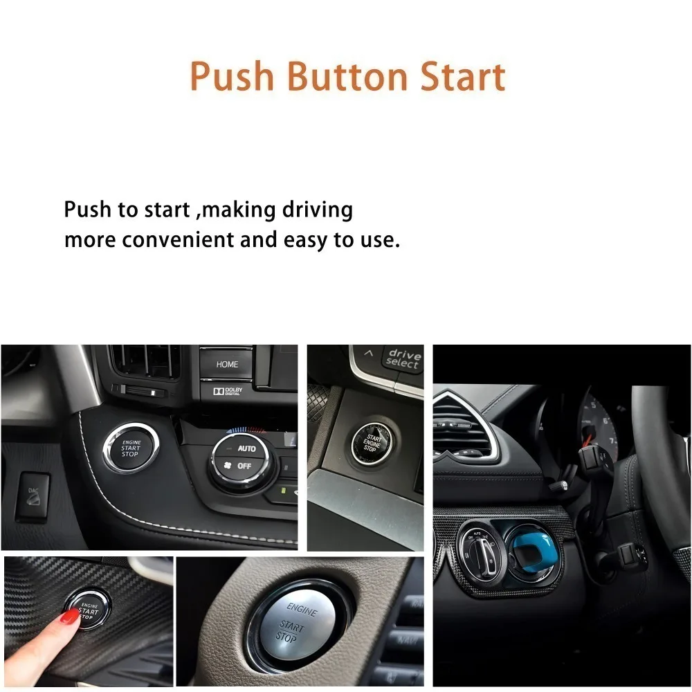 코롤라 08-13 키리스 고를 푸시 스타트 점화 키트 리모트 카 스타터로 개조하기 위한 패시브 키리스 엔트리 시스템 업그레이드