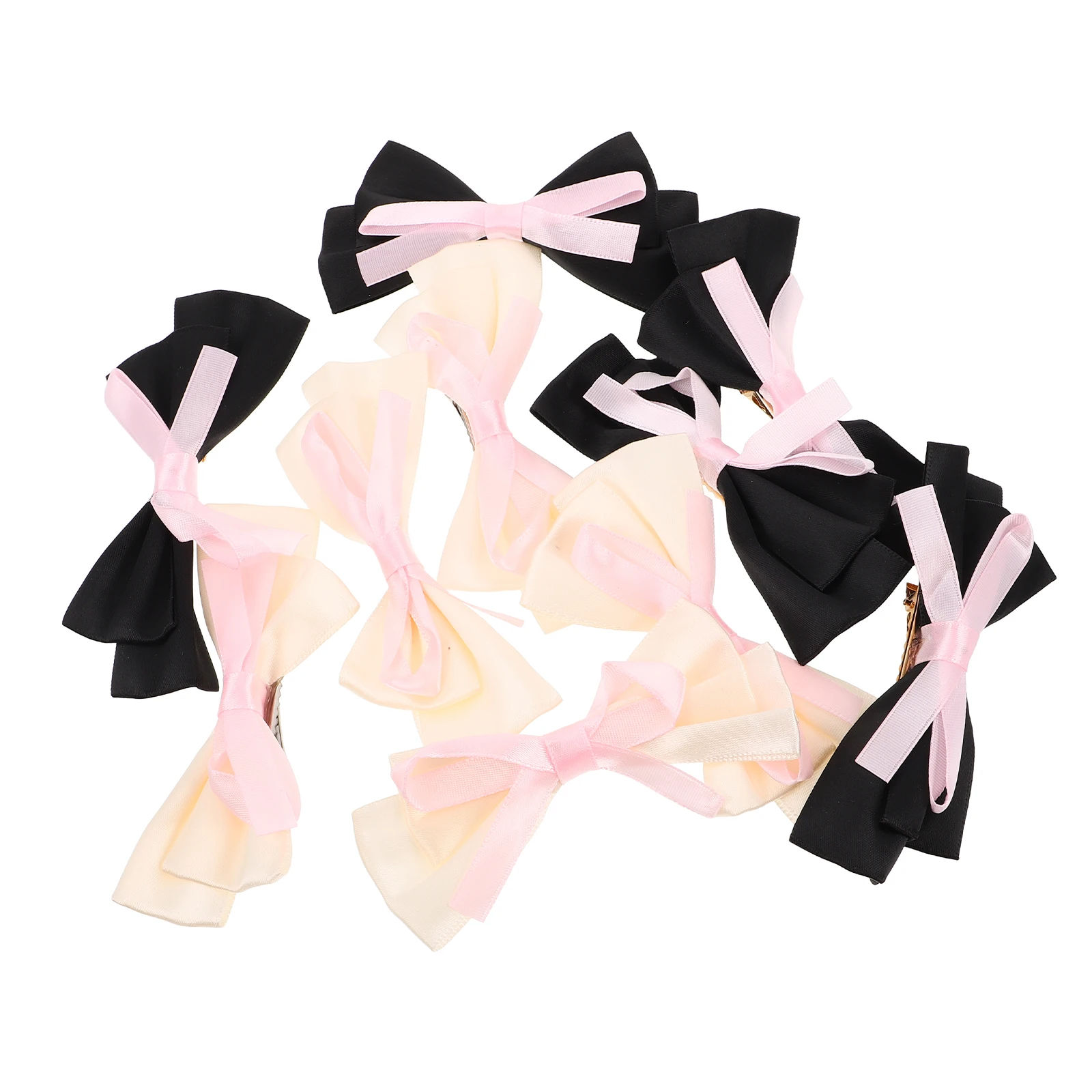 

10 Pcs Ribbon Bow Hairpin Accessories for Claw Clip Headdress Cute Student