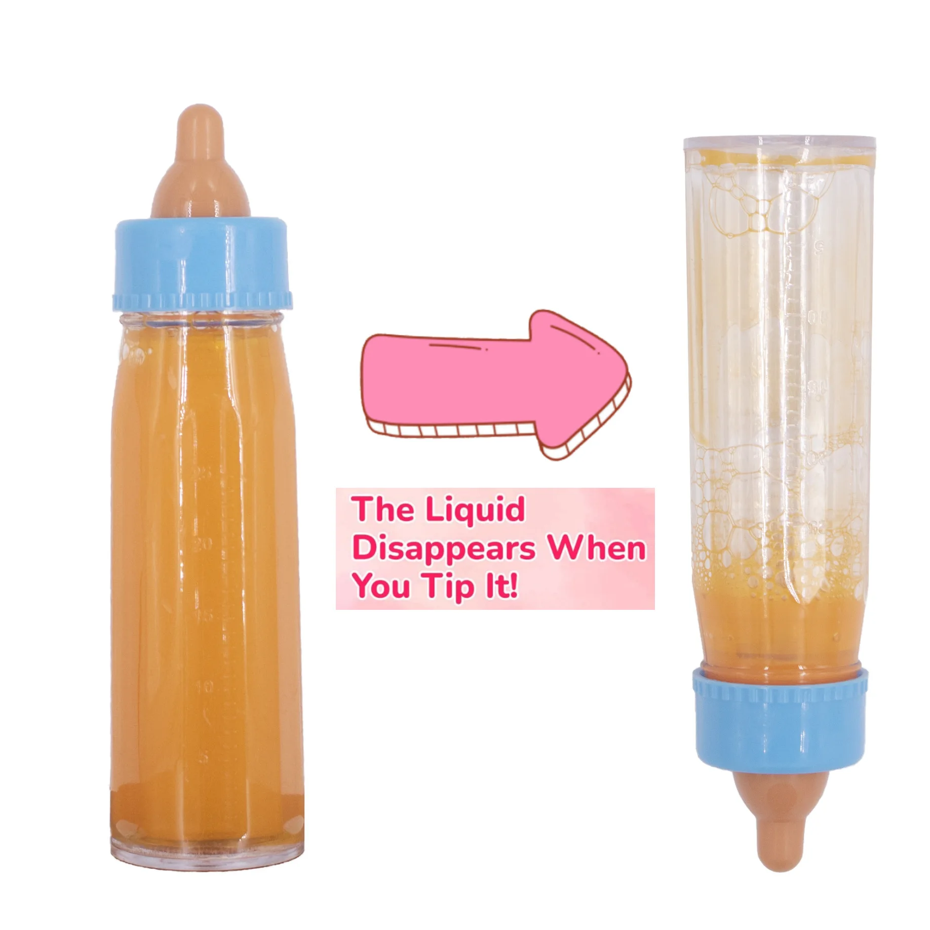 Instant Vanishing Milk Bottle Stage Magic Prop, Real Milk Visual Effect, Entertainment Collectible Magic Supplies for Party Show