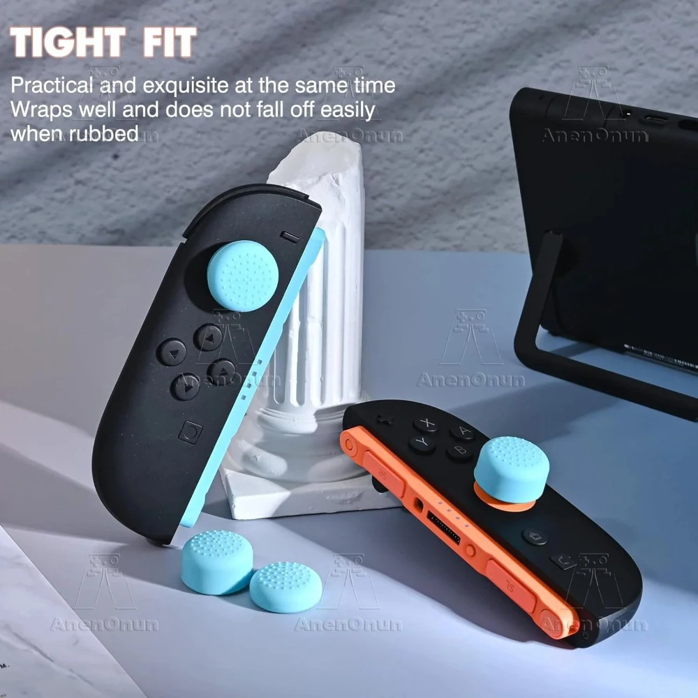 4er-Pack Daumengriffkappen für Switch 2 Premium Analog-Stick Daumenstick Weiche Silikon-Schutzabdeckung Rutschfeste Joycon Joystick-Kappen – Detail 8