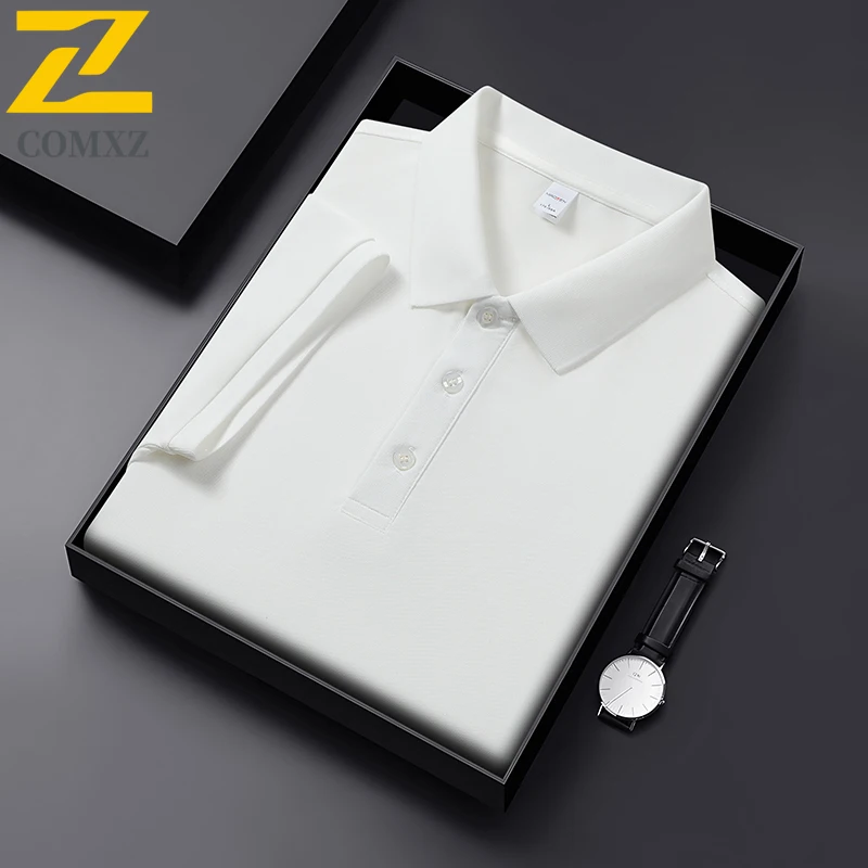 

2025 Summer Polo Shirt Men Women high quality Breathable Turn-down Collar Short Sleeve T-Shirt 13 Colors Casual Sports Golf Top