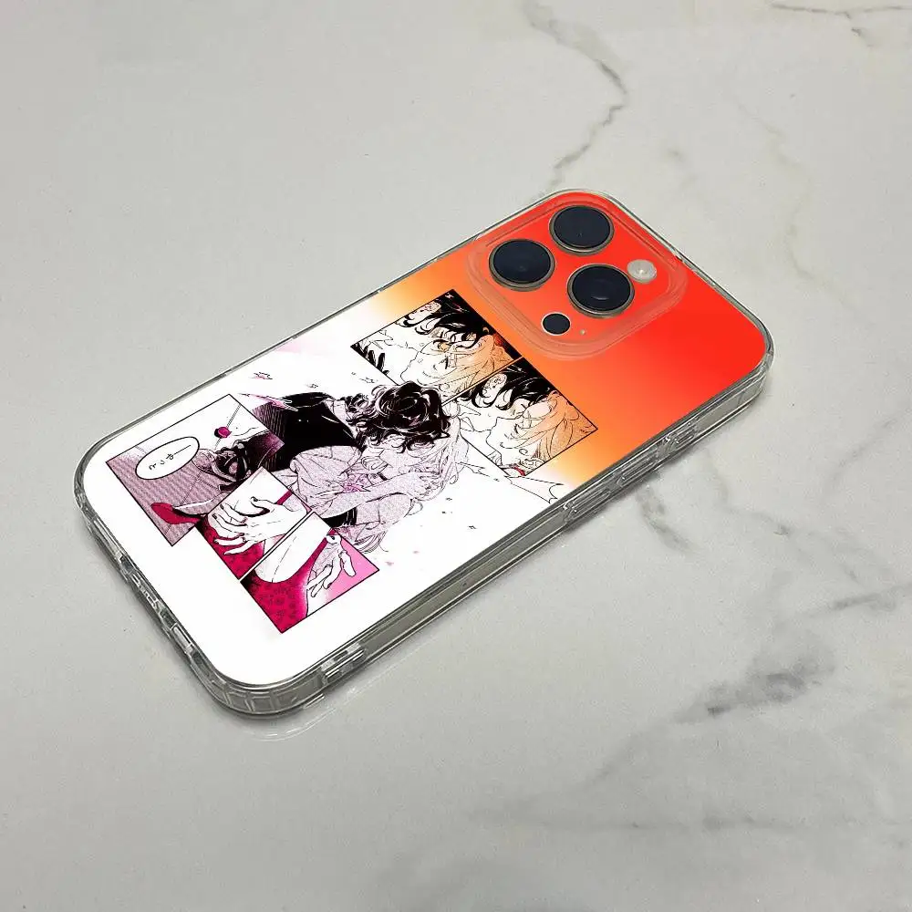 حافظة هاتف T-Tgswiiinyaa K-KiniOto M-MitsuAya Mitsuki Aya لهاتف iPhone 16,15,14,13,12,11 Plus,Pro,Max,Plus,E,SE4,Mini Transparent