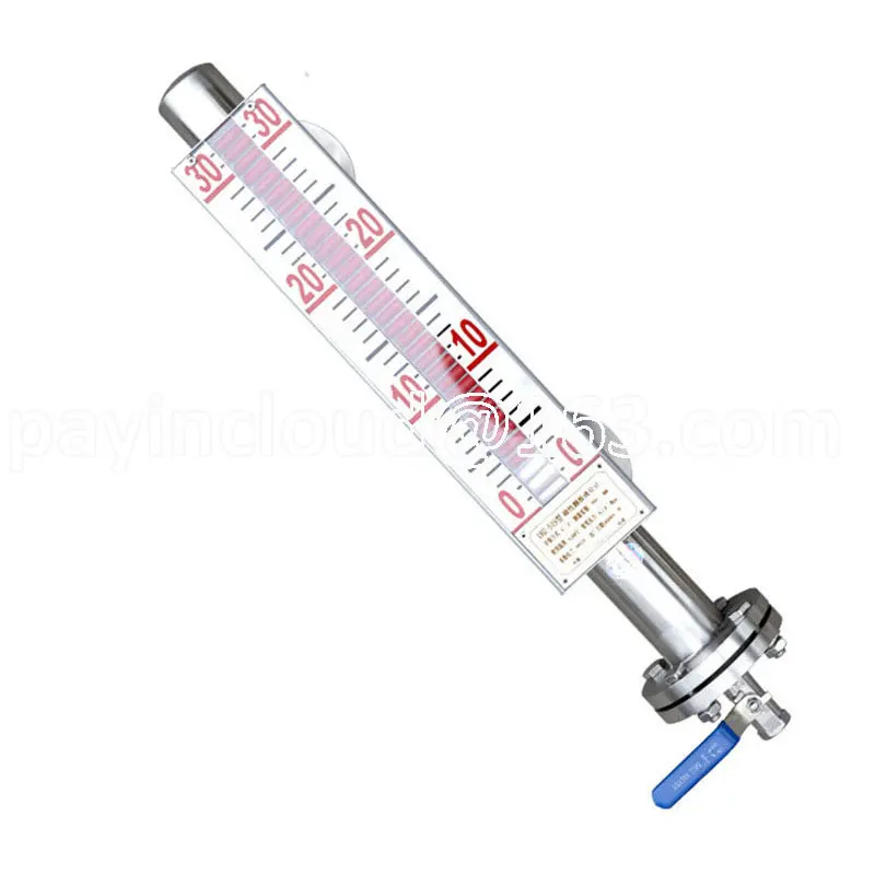 

UHZ magnetic flap level gauge with remote switch side mounted stainless steel magnetic float flap column level gauge 4-20mA