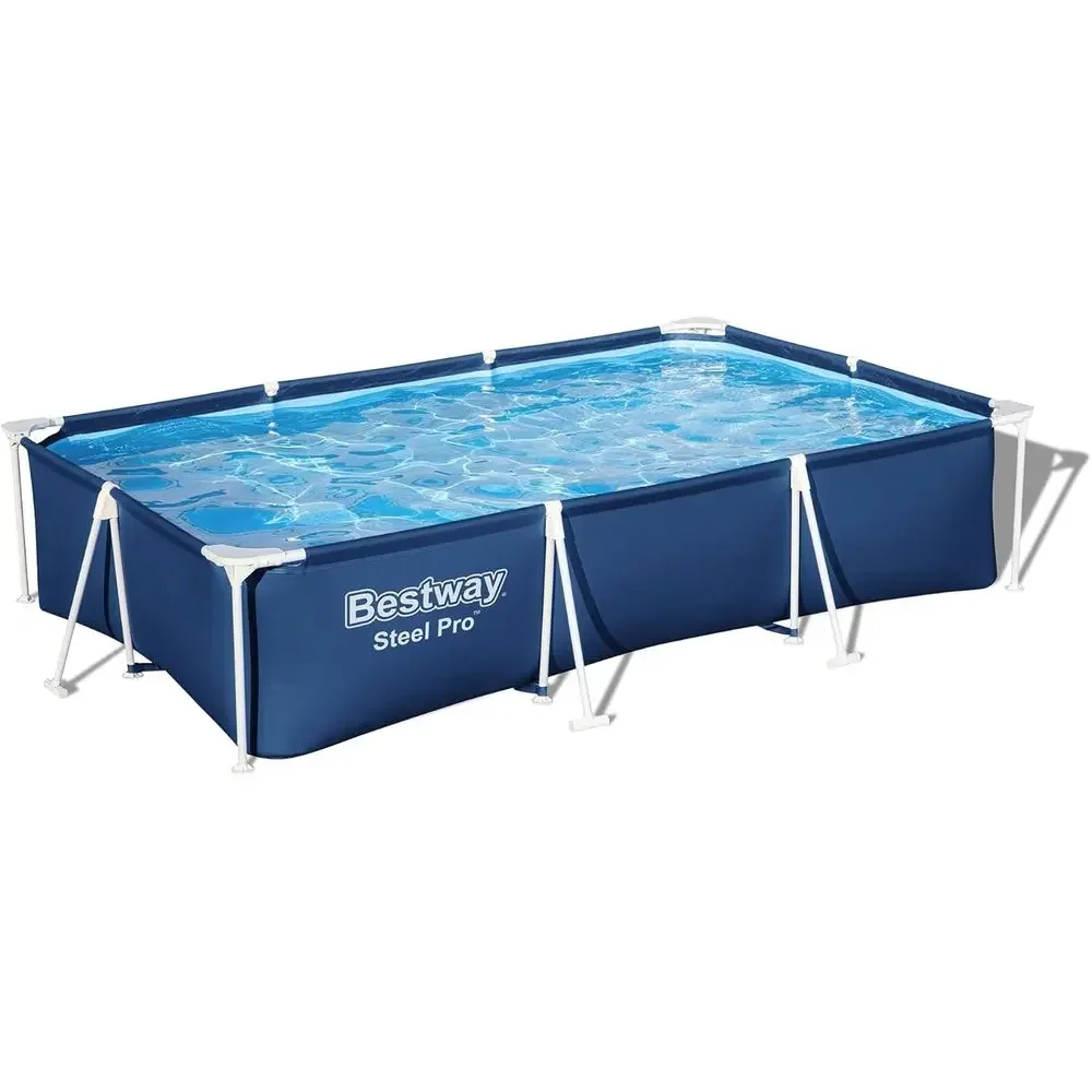 10x6x26 Inch Above Ground 872 Gallon Pool Set with Durable Liner and eLink System