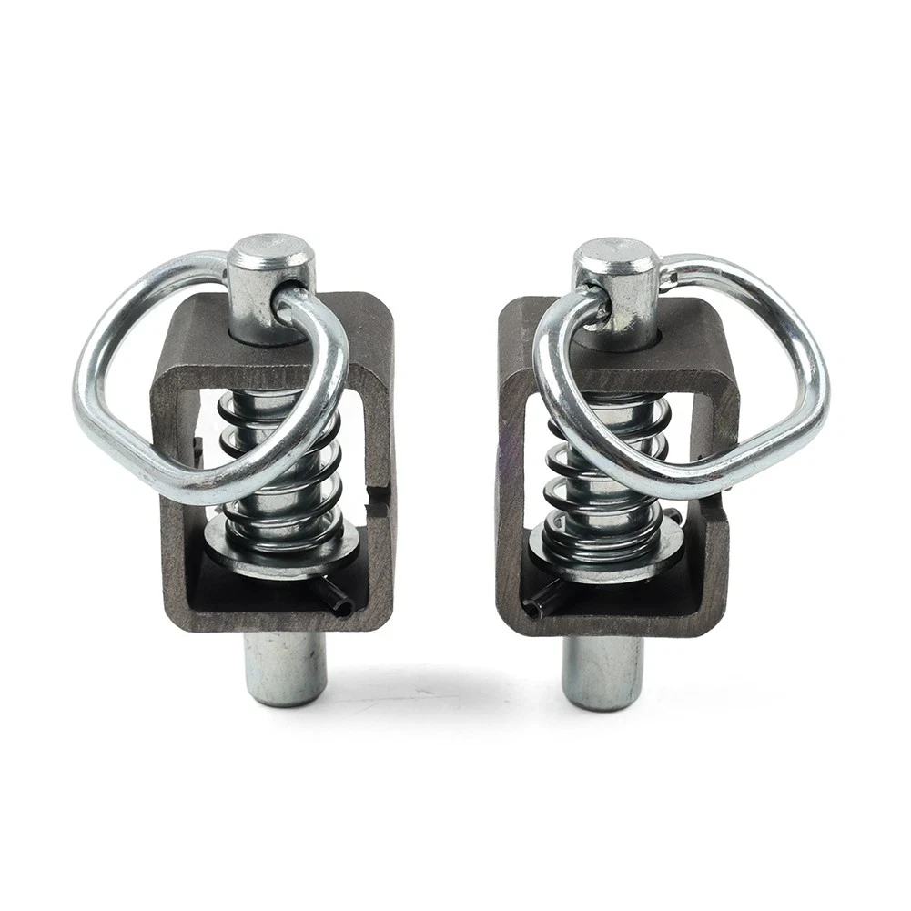 Spring Loaded Anti-Rust Weld-On Lock Steel Spring Weld-On Trailer Coupling Lock For Trailer Doors Gates Ramps