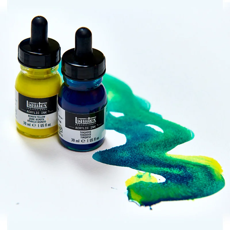 30ml Liquid Acrylic Ink Brightly Colored Waterproof Sun-resistant Not Easy To Fade for Hand-painted DIY Graffiti Manicure view 5