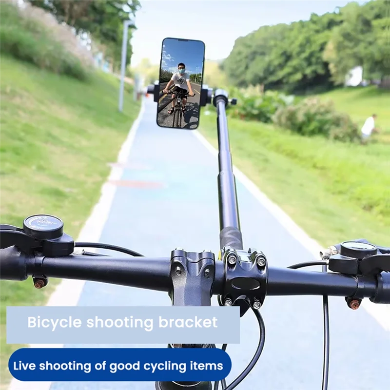 ABGN support de téléphone de vélo support de montage de guidon de moto pour Gopro Max Hero 10 Insta360 X2 caméra d'action