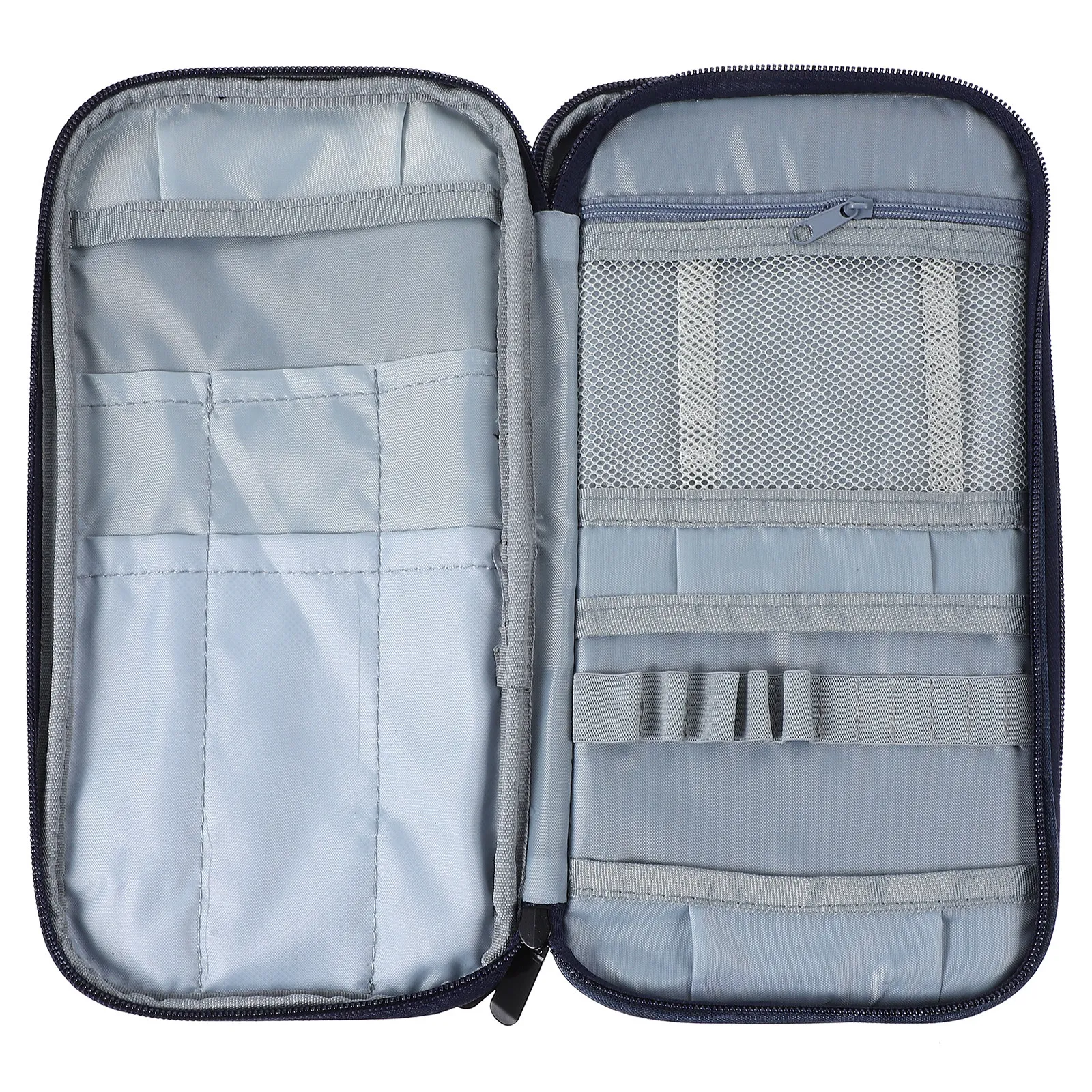 Knitting Needles Case Dark Cloth Durable Organizer Portable Storage Pouch Crochet Hooks Holder Knitting Accessories