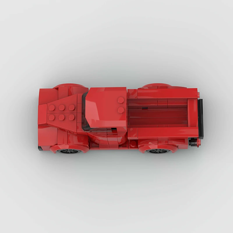 Внедорожник пикап MOC, совместимый с LEGO, головоломка с маленькими частицами, детские игрушки из строительных блоков