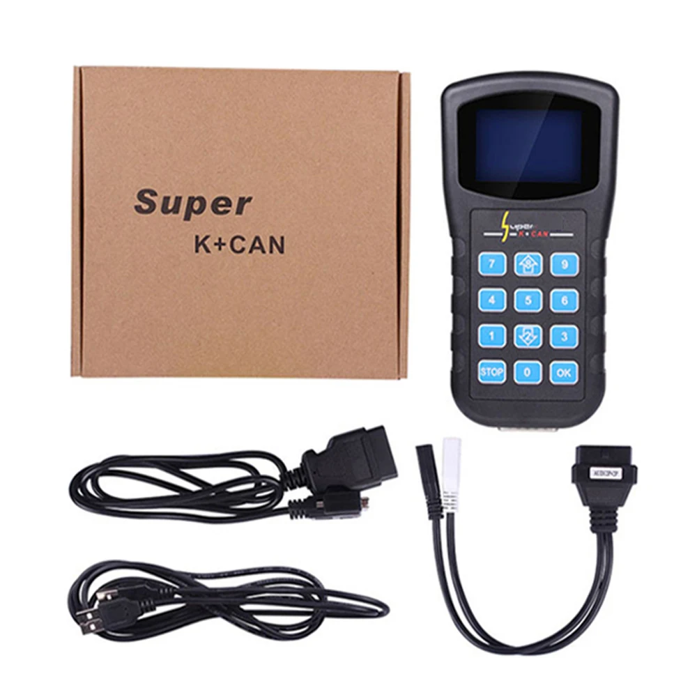 Super VAG K KAN Plus 2.0 OBD2 Auto Diagnostic Tool Lezen Beveiliging Code Correctie Pin Kabeljauw Voor Audi VW Skoda V4.6 Key programmeur