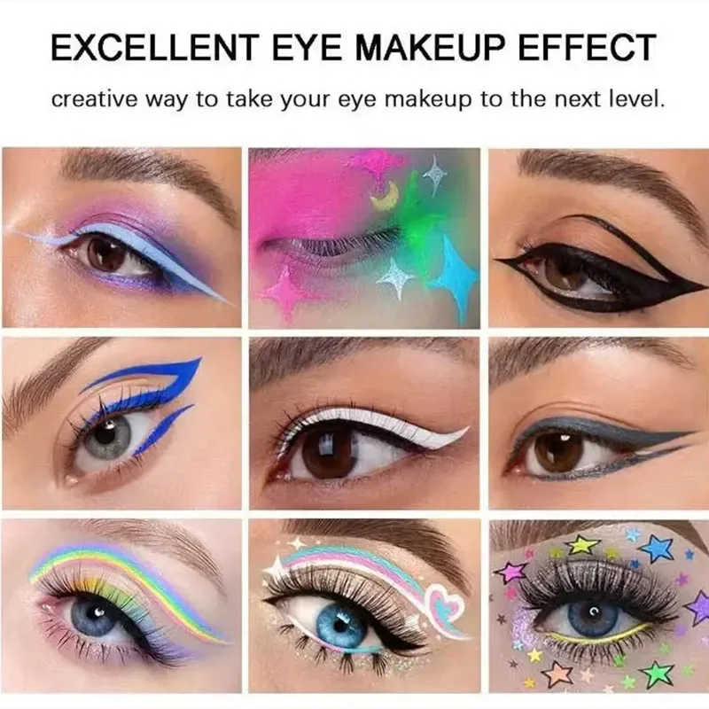 Gesicht Körper Ölfarbe Malerei Halloween Cosplay Party Make-up Pigment Ungiftig Sicher Kinder Flash Tattoo Malerei mit Pinsel Kunst