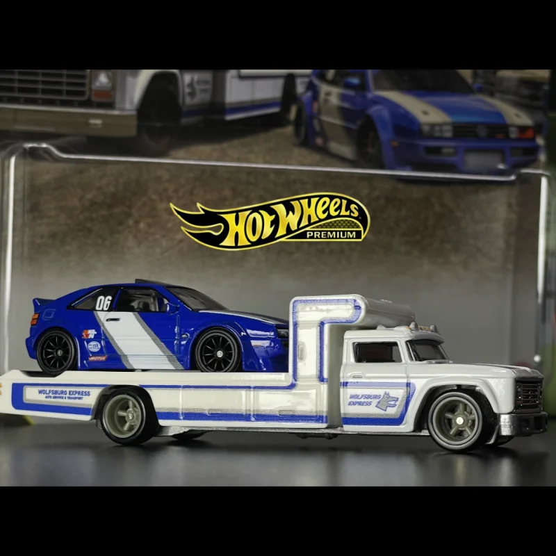Original Hot Wheels Premium Team Transport FLF56 Diecast Car Alloy Model Honda Civic Camaro VW Off Road Vehicle Collectible view 4