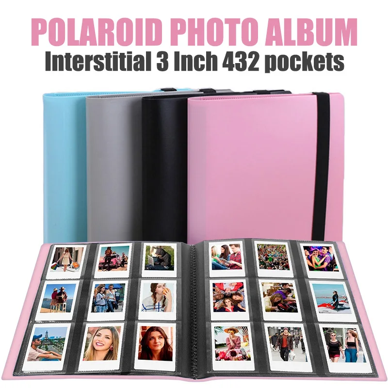 432 Pockets Photo Album for Fujifilm Instax Mini 12 11 9 Evo 90 40 8 7 LiPlay Instant Camera Large capacity Small Card Storage