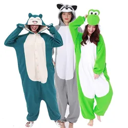 St. Patrick's Costume Women Pajamas Onesie Easter Kigurumi For Adults Bunny Cosplay Yoshi Full Body Pijamas One-Piece Sleepwear