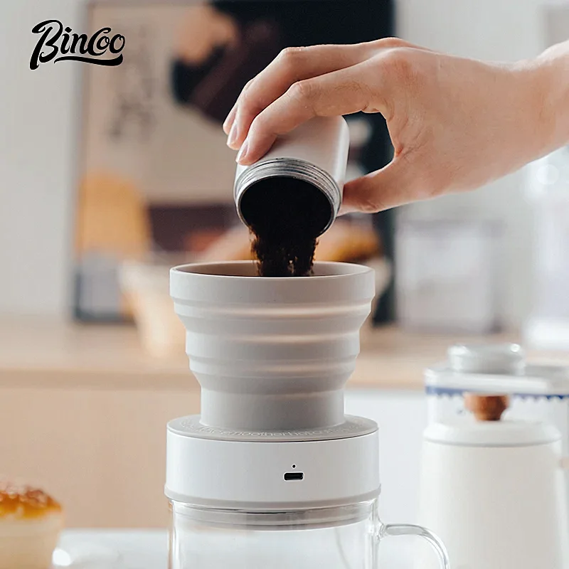 350ML Vacuum Extraction Coffee Machine Intelligent Hand-brewed Coffee Filter Cup Fast Charging Coffee Maker Home/Office/Travel