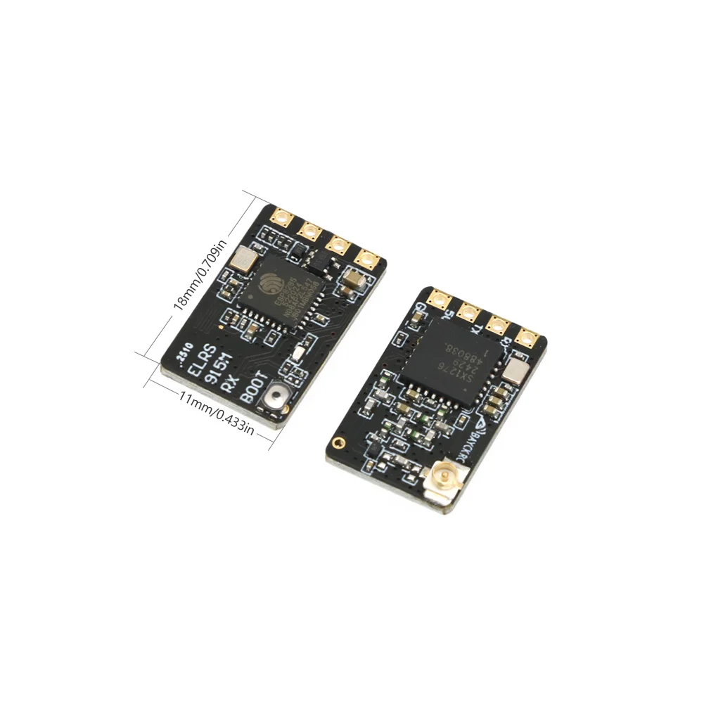 BAYCK ExpressLRS Nano RX 2.4GHz/915MHz Options 100mW T Antenna For FPV Drone RC Racing Fixed Wing Aircraft UART Spare Part Kit