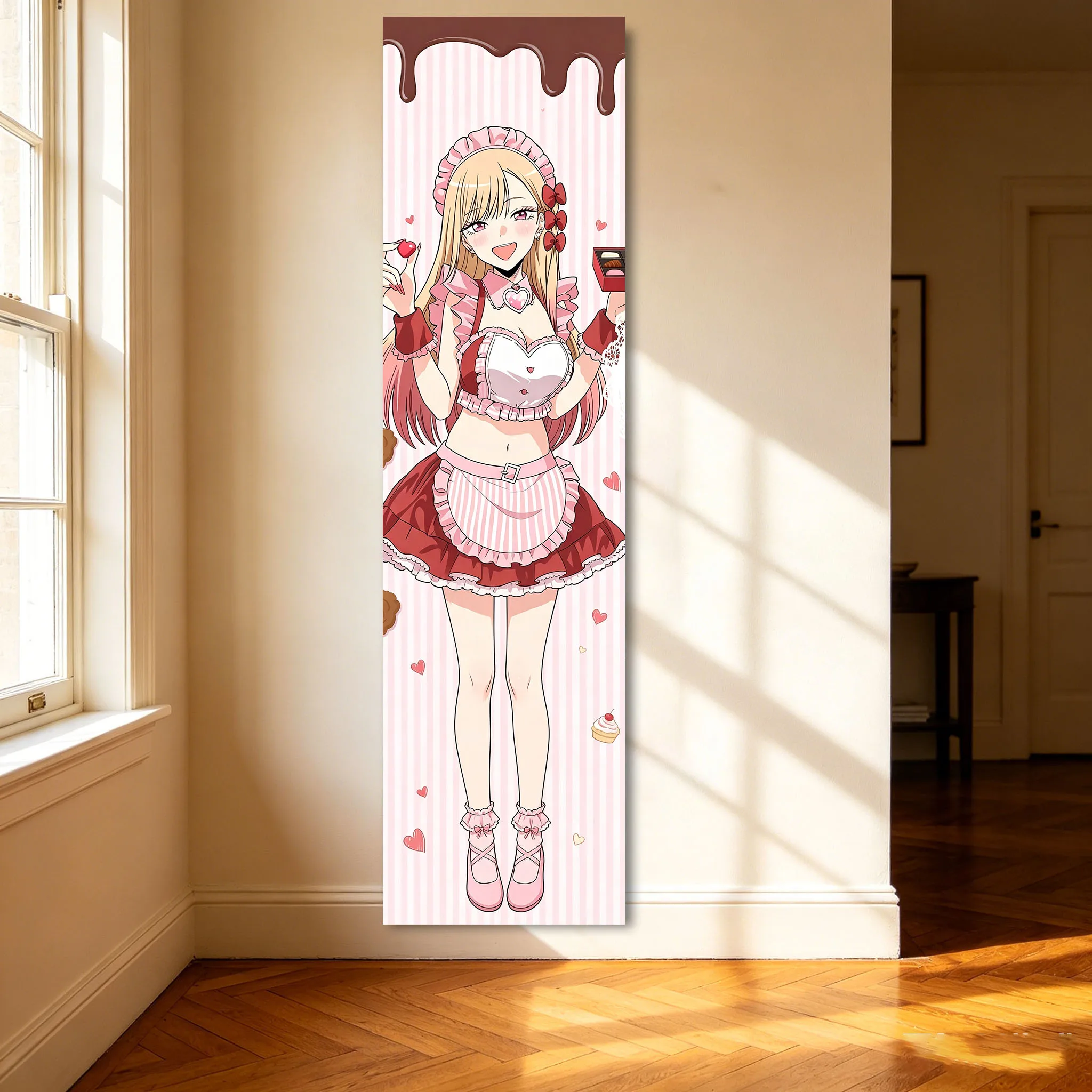 Marin K-Kitagawa Chocolate Love Dress-up Doll Long Tapestry Suitable For Home Bedroom Dorm Wall Decor Perfect Gift For Friend