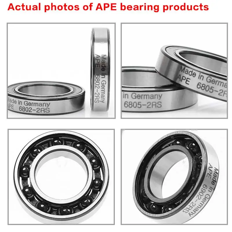 German APE Bearings 6802 -2RS hybrid ceramic bearing 15*24*5mm, 1PCS ABEC-7 15267-2RS bicycle bearing, mountain bicycle bearing