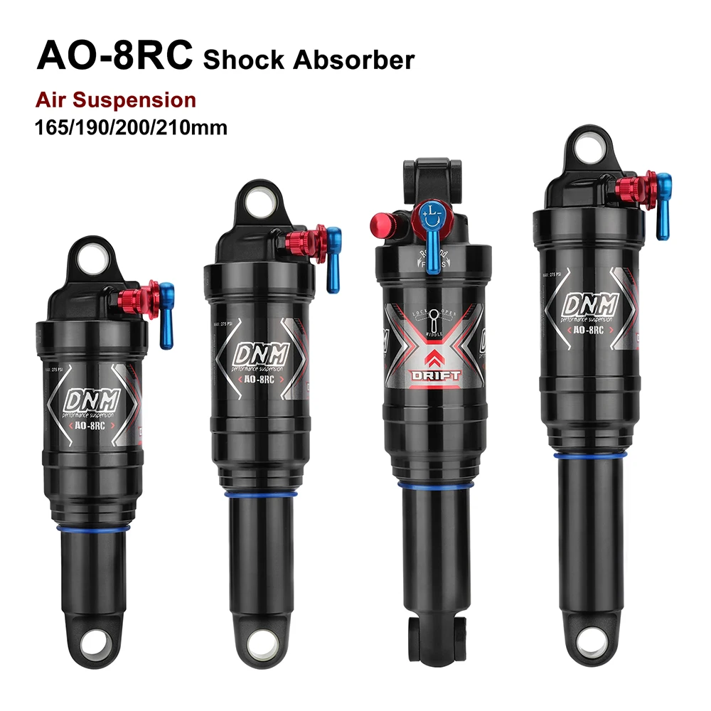 

DNM AO-8RC Bicycle Rear Shocks MTB Cycling Parts Air Suspension Damp Downhill DH Mountain Bike Shock Absorber 165/190/200/210mm