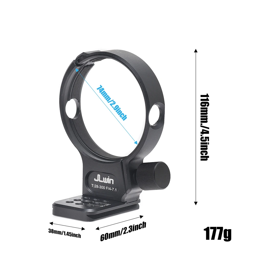 FOTGA 1/4 Quick Release Tripod Mount Collar Base Ring Adapter For Tamron 28-300mm F4-7.1 Camera Lens Holder Tripod Accessories