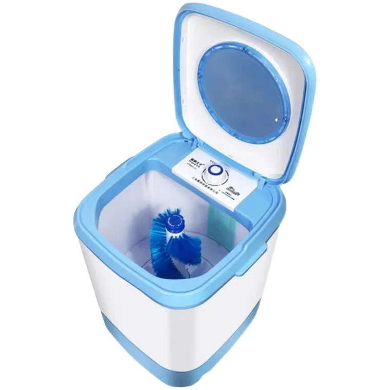 50% Discount Mini Portable Single Tub Washing Machine With Dryer Electric Small   Compact Washer  