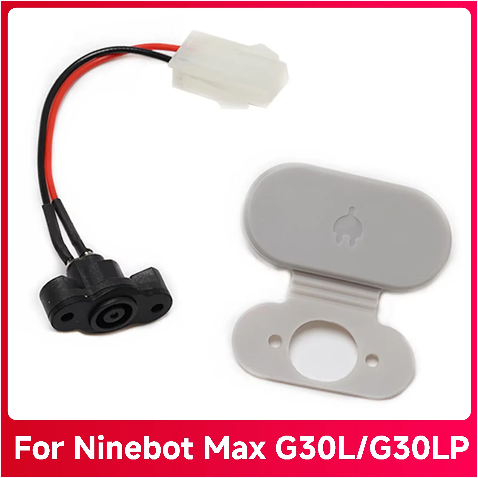 Original Ladeans chluss oder Abdeckung für Ninebot Kicks cooter G30L G30LP Ladekabel Ersatzteile