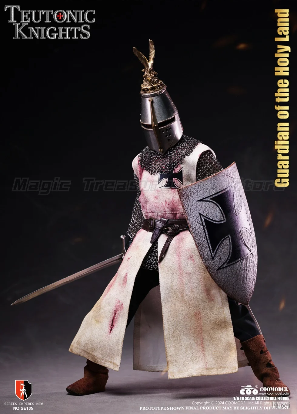 

【In stock】 Original COOMODEL 1/6 Scale Empire Series SE135 Teutonic Knight/Sacred Guard Action Figure Model Toys Gift